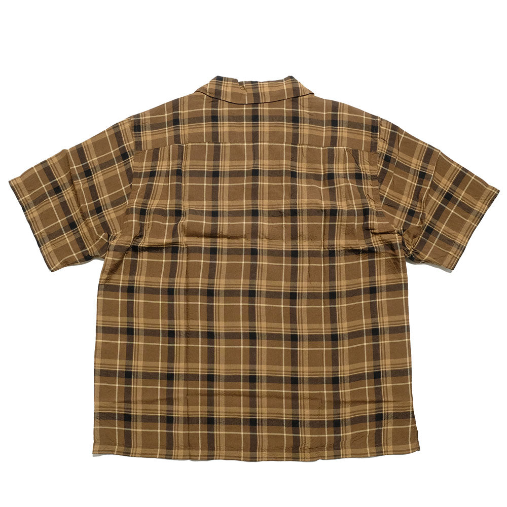 KAPTAIN SUNSHINE - Short Sleeve Open Collar Shirt - KS24SSH10