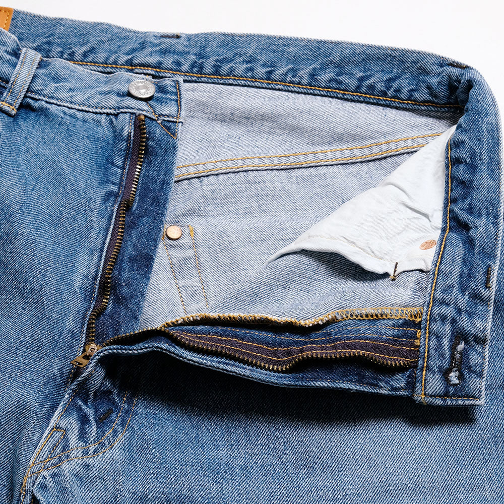 KAPTAIN SUNSHINE - 5P Zipper Front Denim Pants - KSBS109DZ