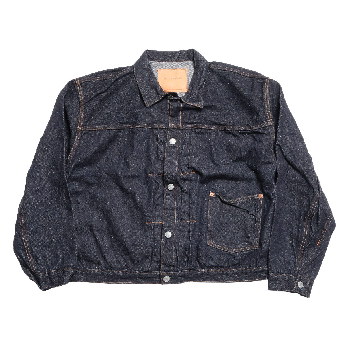 KAPTAIN SUNSHINE - Denim Tracker 1P Jacket - KSBSJK01 – Sun House