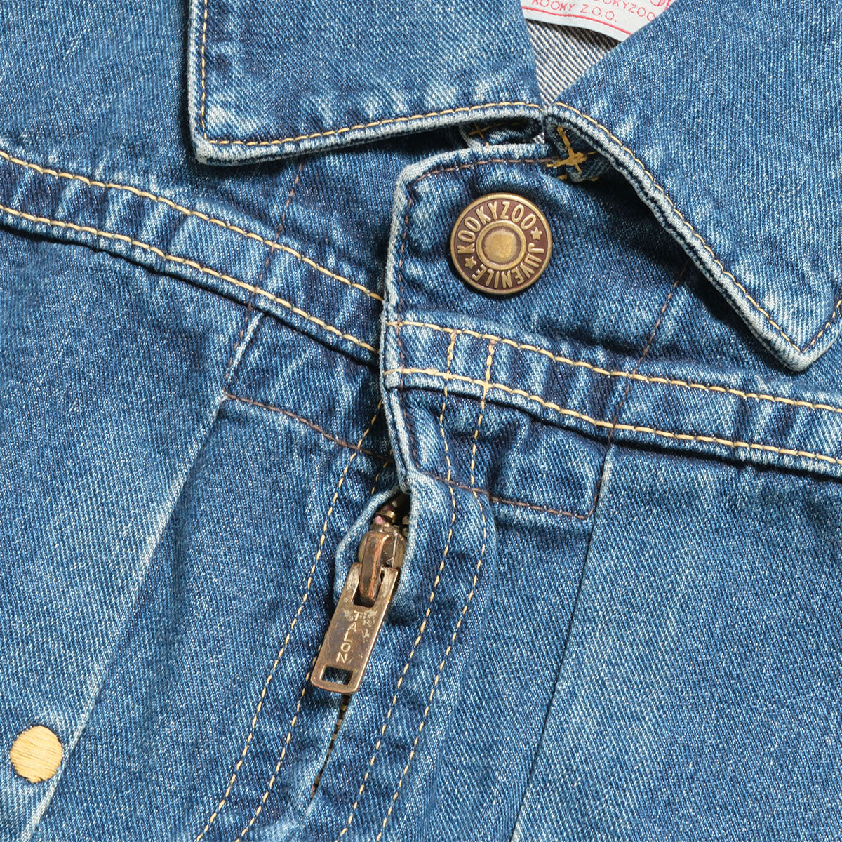 KOOKYZOO - DINNER JEAN JACKET - USED WASH - KZF6-06-2 – Sun House
