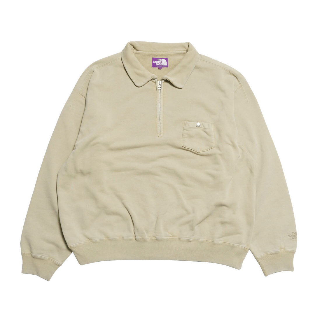 THE NORTH FACE PURPLE LABEL - Garment Dyed Field Half Zip Sweatshirts - N26SH056
