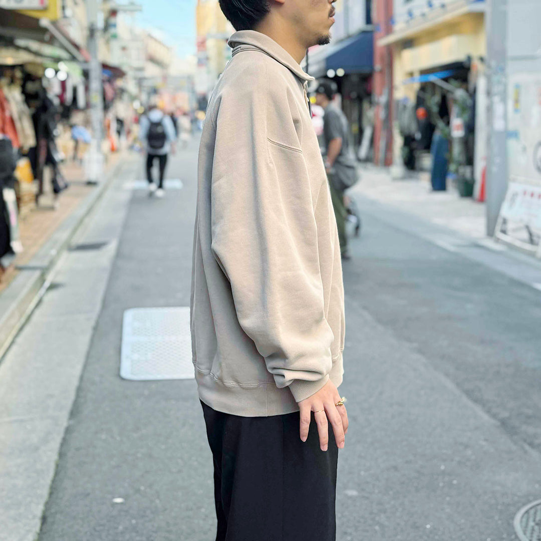 THE NORTH FACE PURPLE LABEL - Garment Dyed Field Half Zip Sweatshirts - N26SH056