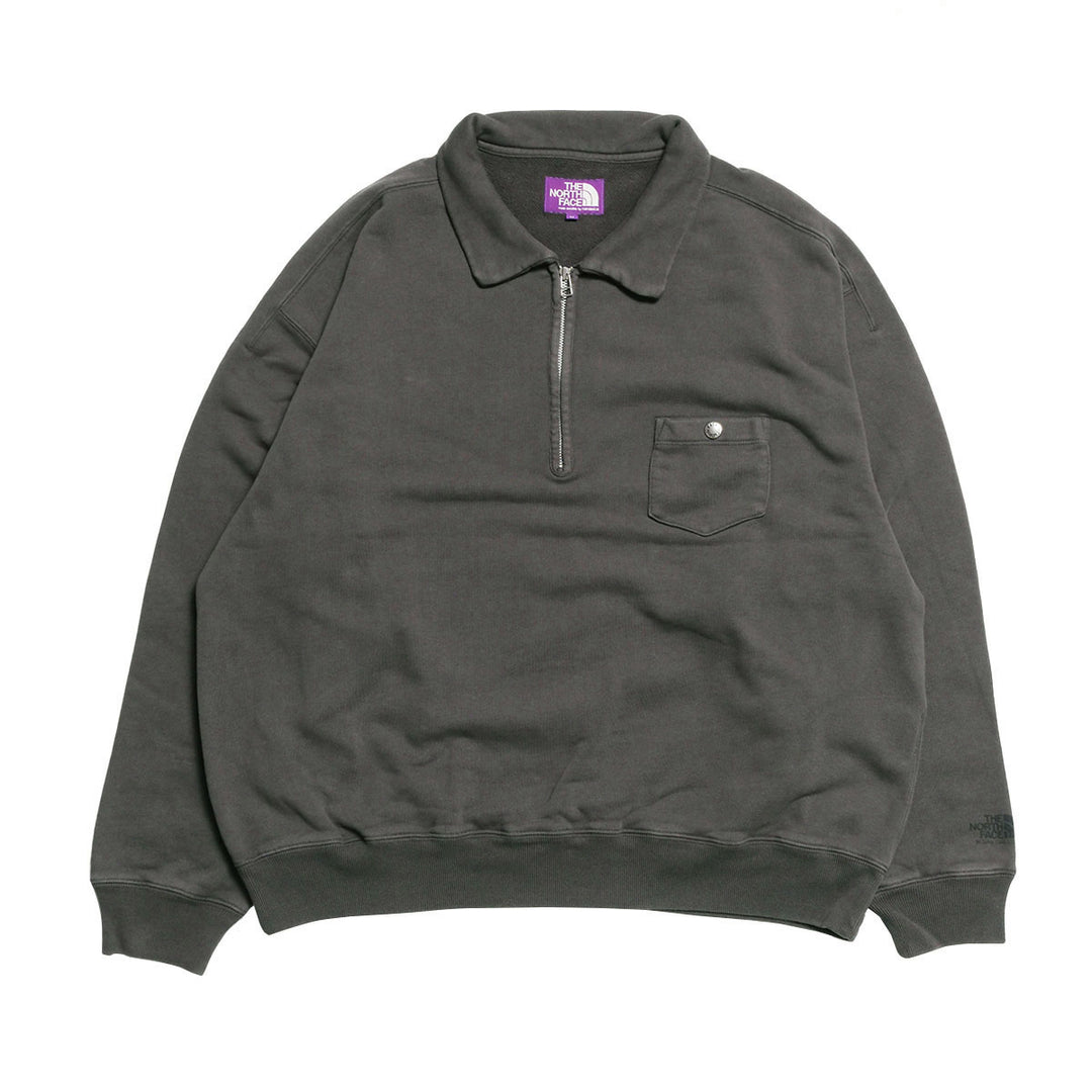 THE NORTH FACE PURPLE LABEL - Garment Dyed Field Half Zip Sweatshirts - N26SH056