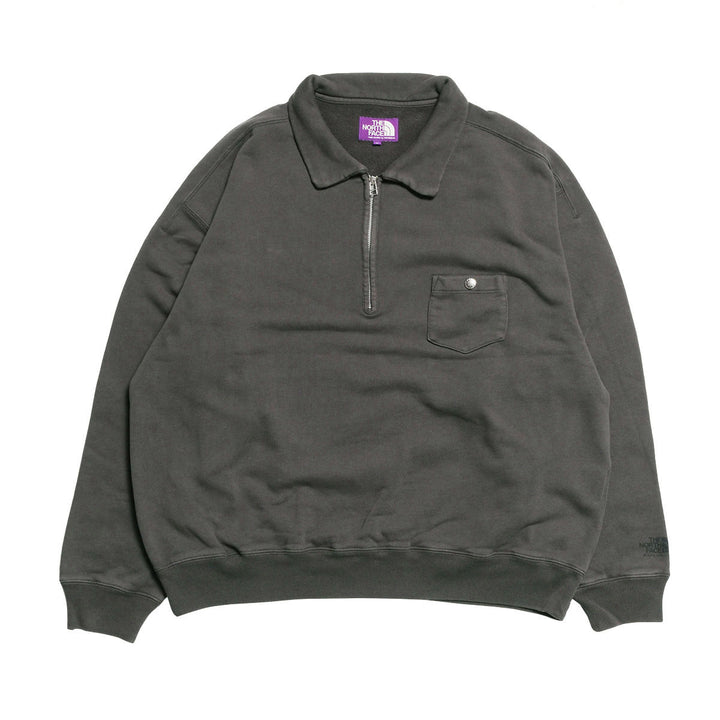 THE NORTH FACE PURPLE LABEL - Garment Dyed Field Half Zip Sweatshirts - N26SH056