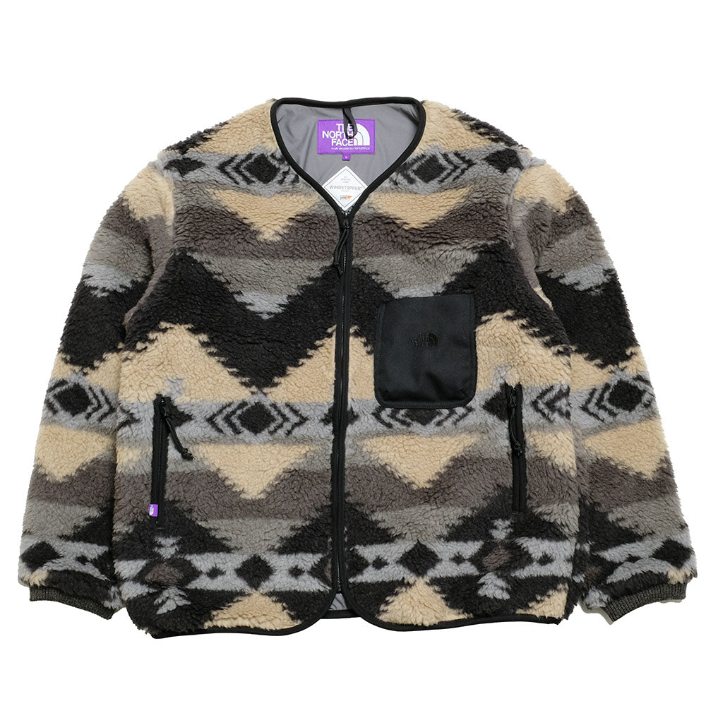 THE NORTH FACE PURPLE LABEL - NP Wool Boa WINDSTOPPER Field Cardigan - NA2354N