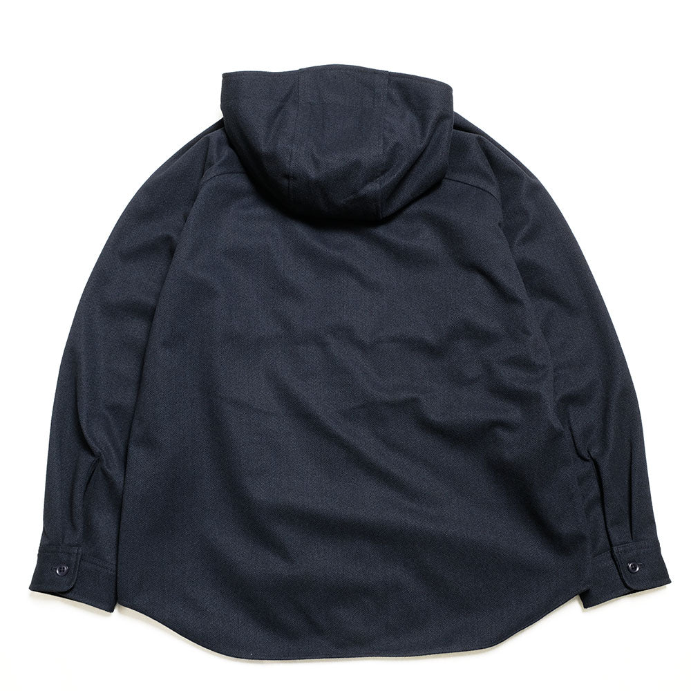 MODMNT - TWEED KNIT HOODED SHIRT - NA25F1I014