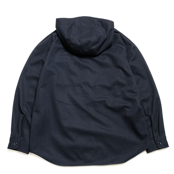 MODMNT - TWEED KNIT HOODED SHIRT - NA25F1I014