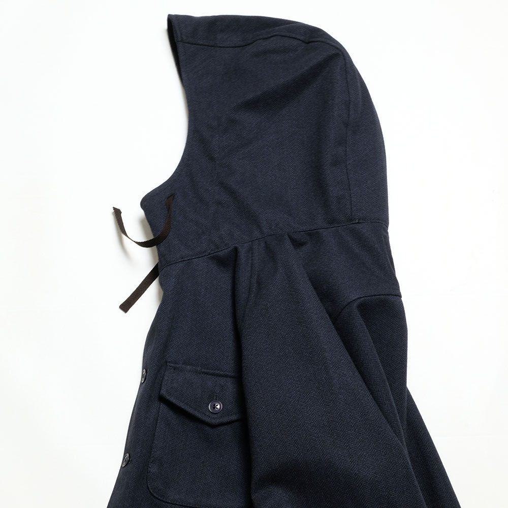 MODMNT - TWEED KNIT HOODED SHIRT - NA25F1I014