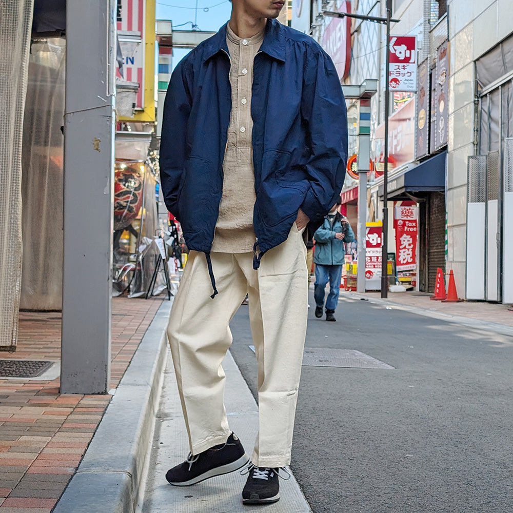 Porter Classic - WEATHER GATHERED ZIP UP JACKET - PC-026-2655 Porter Classic - WEATHER GATHERED ZIP UP JACKET - PC-026-2655