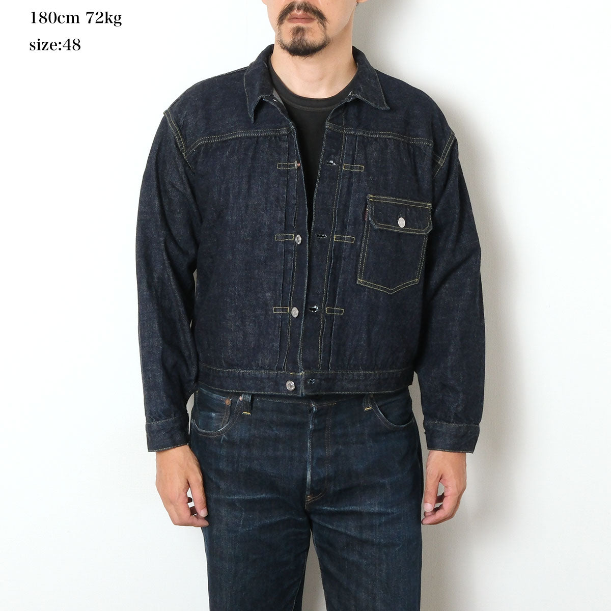 REMI RELIEF - 12oz SELVEDGE DENIM 1st JKT - RN1020SDR – Sun House