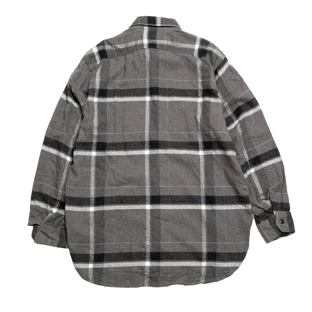 Engineered Garments - Work Shirt - Cotton Brushed Big Plaid - RV019