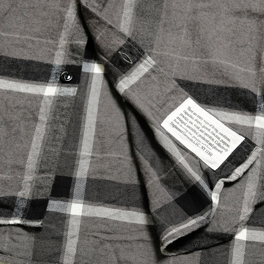 Engineered Garments - Work Shirt - Cotton Brushed Big Plaid - RV019