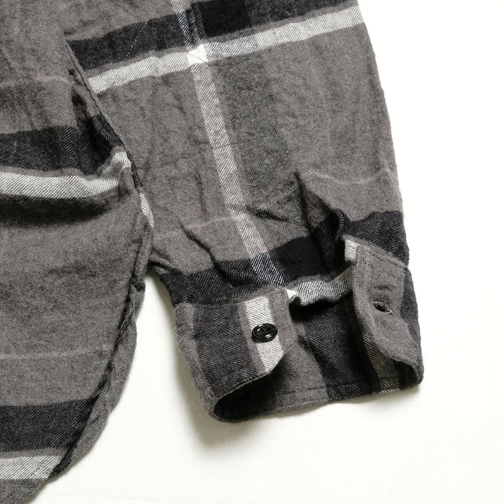 Engineered Garments - Work Shirt - Cotton Brushed Big Plaid - RV019
