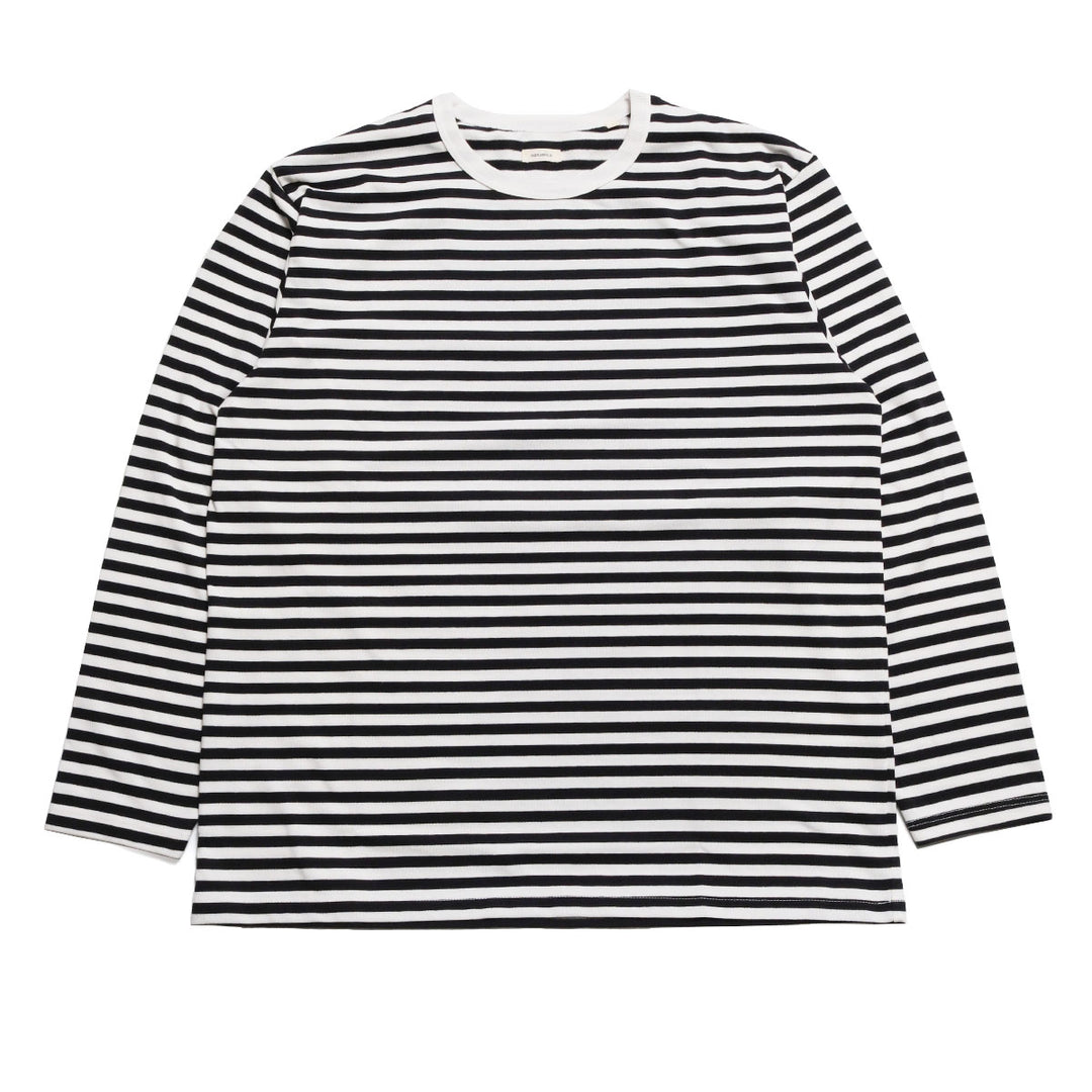 nanamica - COOLMAX Stripe Jersey L/S Tee - S25SH119