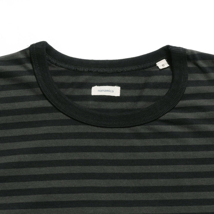 nanamica - COOLMAX Stripe Jersey L/S Tee - S25SH119