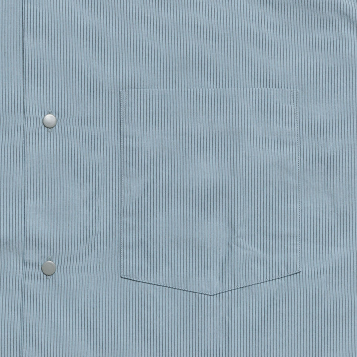 nanamica - Regular Collar Striped Wind Shirt - S26FG062