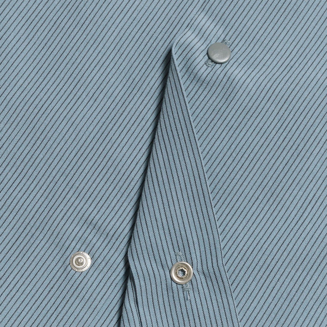 nanamica - Regular Collar Striped Wind Shirt - S26FG062