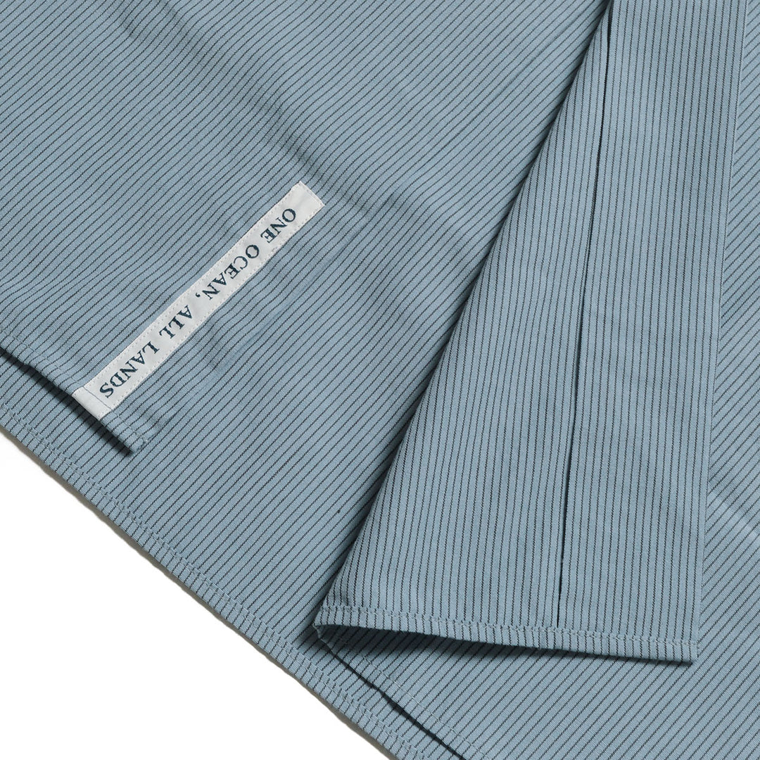 nanamica - Regular Collar Striped Wind Shirt - S26FG062
