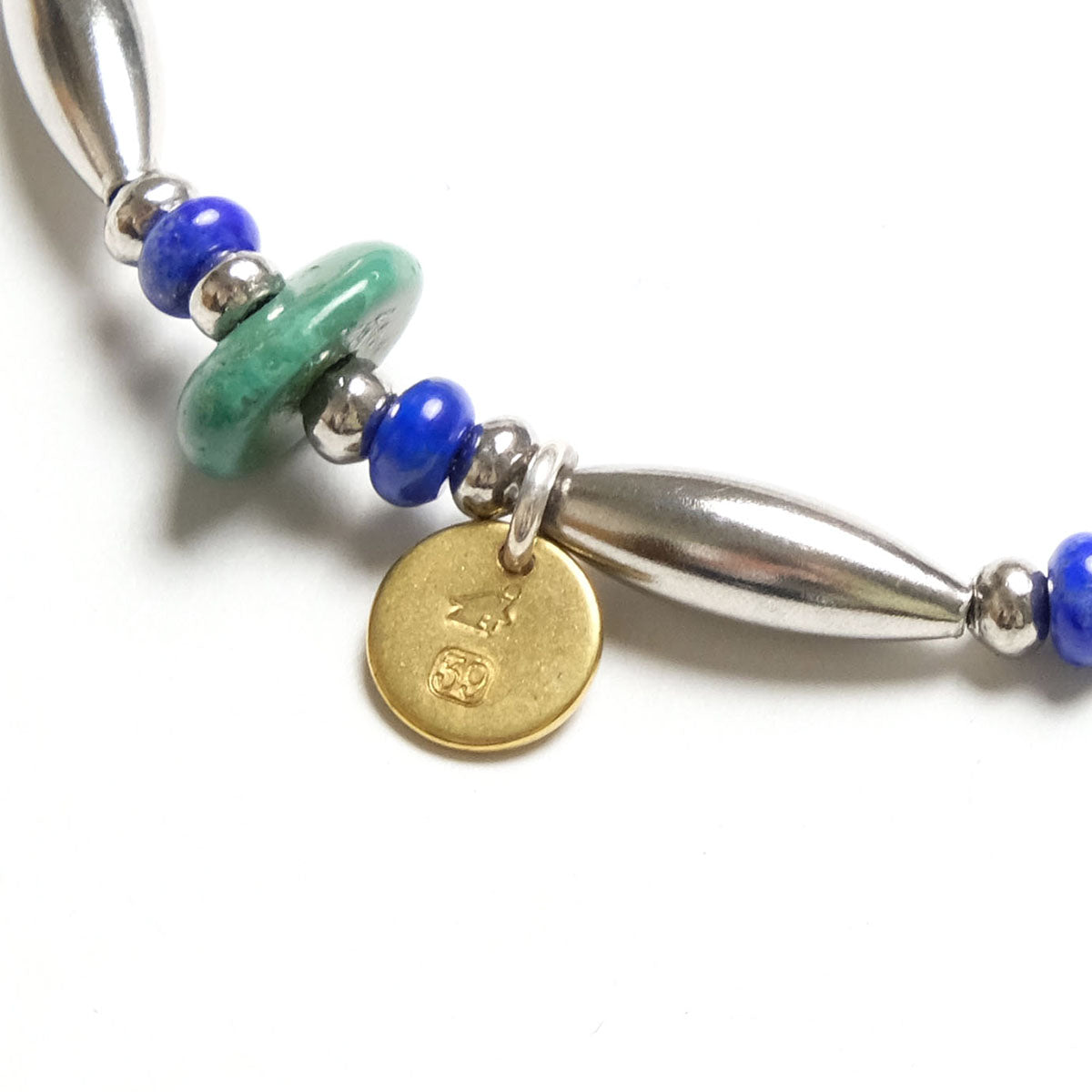 SUN HOUSE 別注】SunKu - Pipe Beads Bracelet - Lapis - SKSH26-01