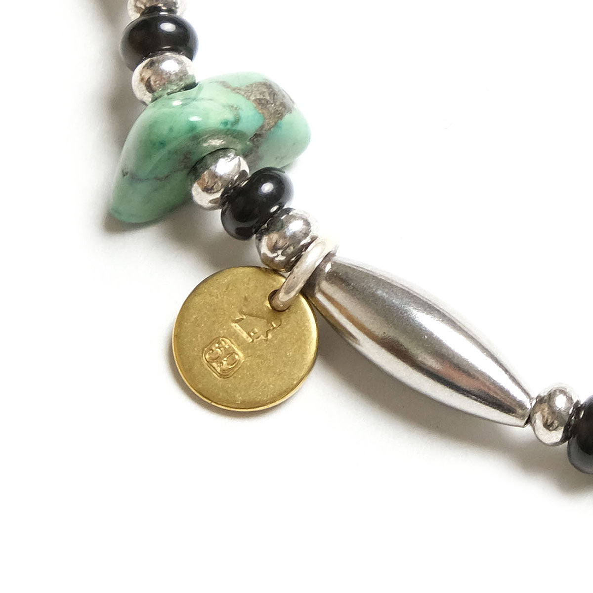 SUN HOUSE - Exclusive】SunKu - Pipe Beads Bracelet - Onyx - SKSH26