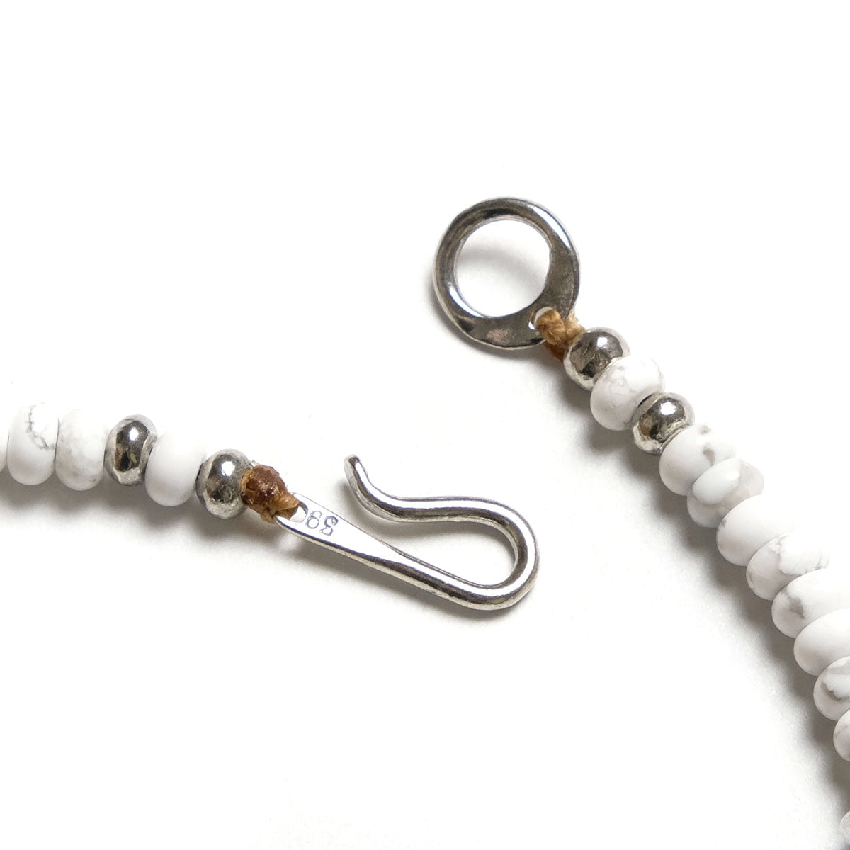 SUN HOUSE - Exclusive】SunKu - Pipe Beads Bracelet - Howlite