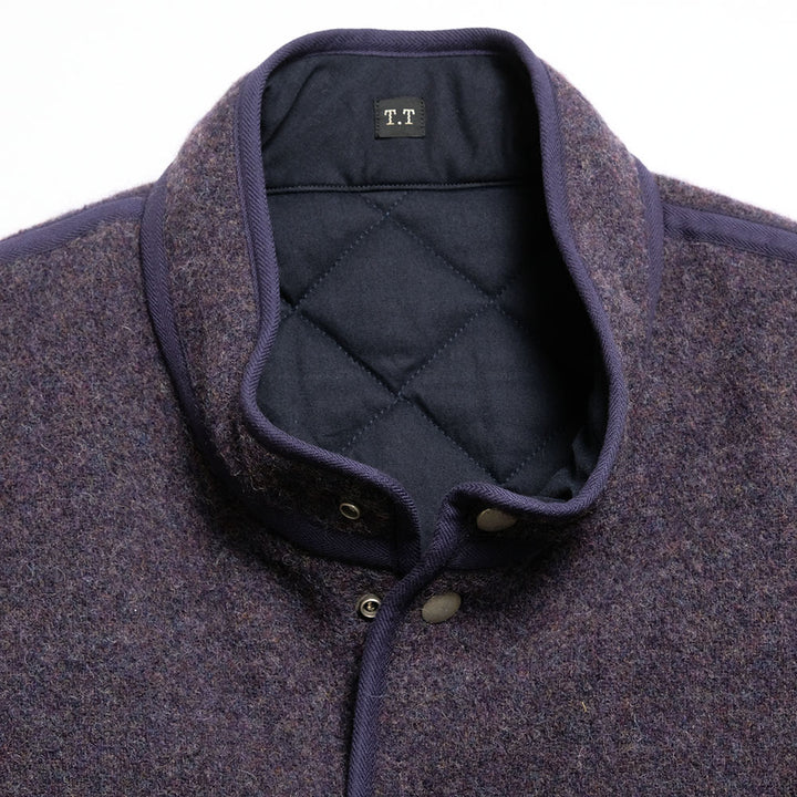T.T - Lot.323 QUILT LINING BLANKET JACKET - TTAW25323
