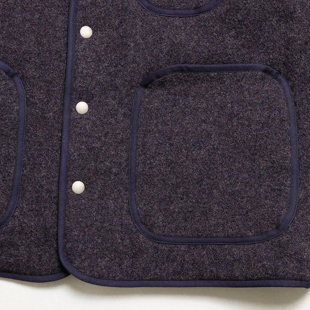 T.T - Lot.323 QUILT LINING BLANKET JACKET - TTAW25323