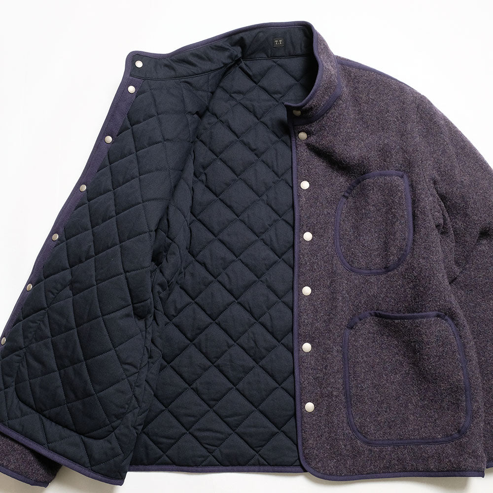 T.T - Lot.323 QUILT LINING BLANKET JACKET - TTAW25323