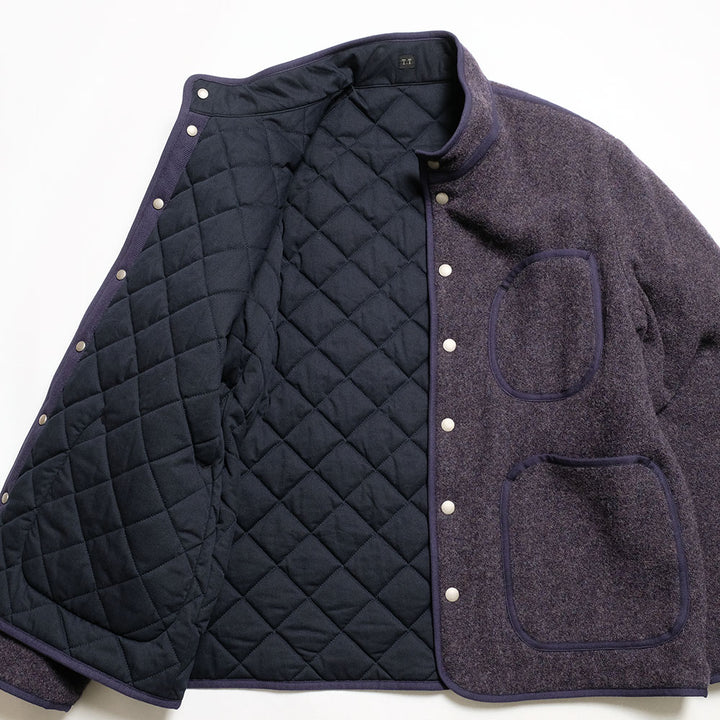 T.T - Lot.323 QUILT LINING BLANKET JACKET - TTAW25323