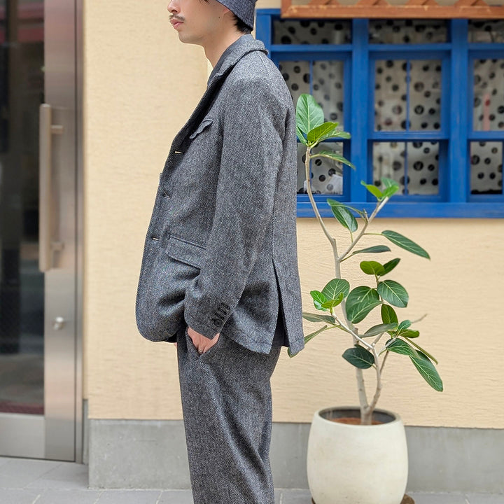 Engineered Garments - Andover Jacket - Poly Wool Herringbone - TX196
