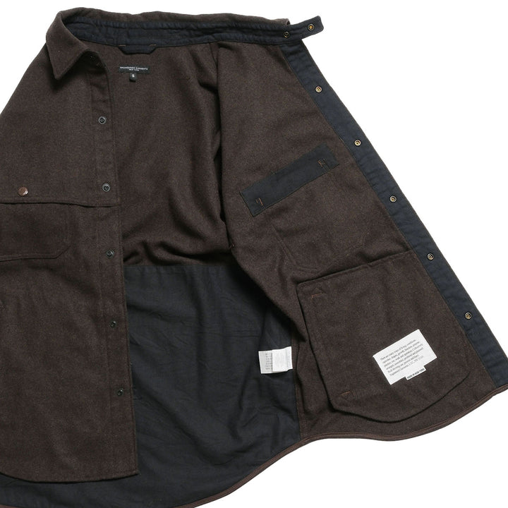 Engineered Garments - Stag Shirt Jacket - Poly Wool Heavy Flannel - TX214