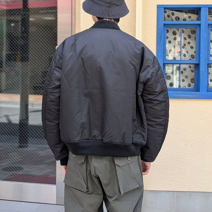 Engineered Garments - Aviator Jacket - Flight Satin Nylon - TX237