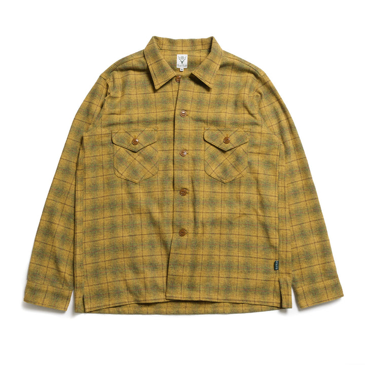 SOUTH2 WEST8 - Smokey Shirt - Cotton Plaid - TY814