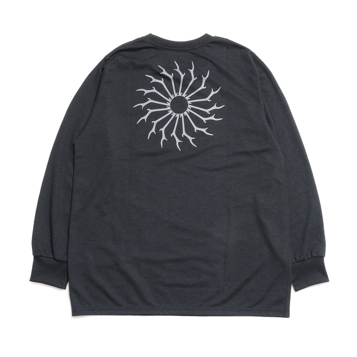 South2 West8 - Long Sleeve Round Pocket Tee - Circle Horn - TY857