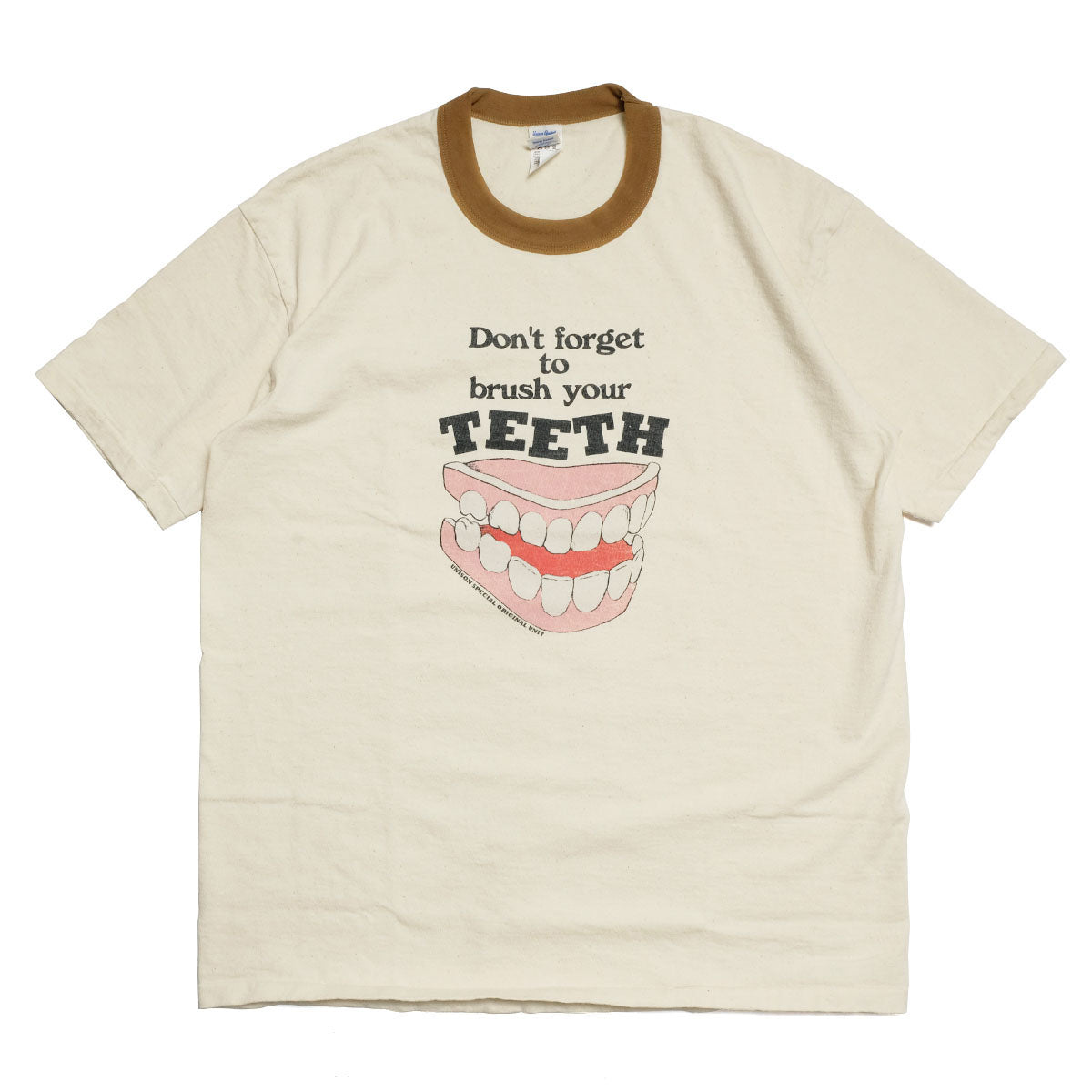 Unison Special - S/S NICKY RINGER TEE (TEETH) - US011-047 – Sun