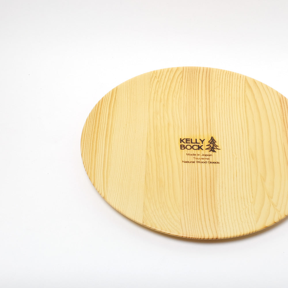 KELLY BOCK - Wooden Round Plate Medium
