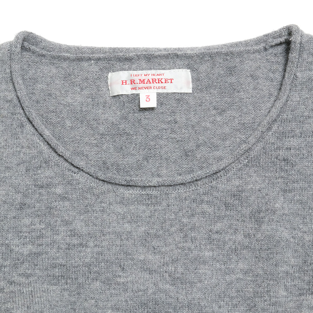 HOLLYWOOD RANCH MARKET - Merino Cashmere Washable Crew neck Sweater