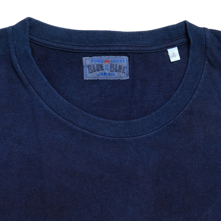 BLUE BLUE JAPAN - 東京(Tokyo) Discharge Printing Indigo T-Shirts