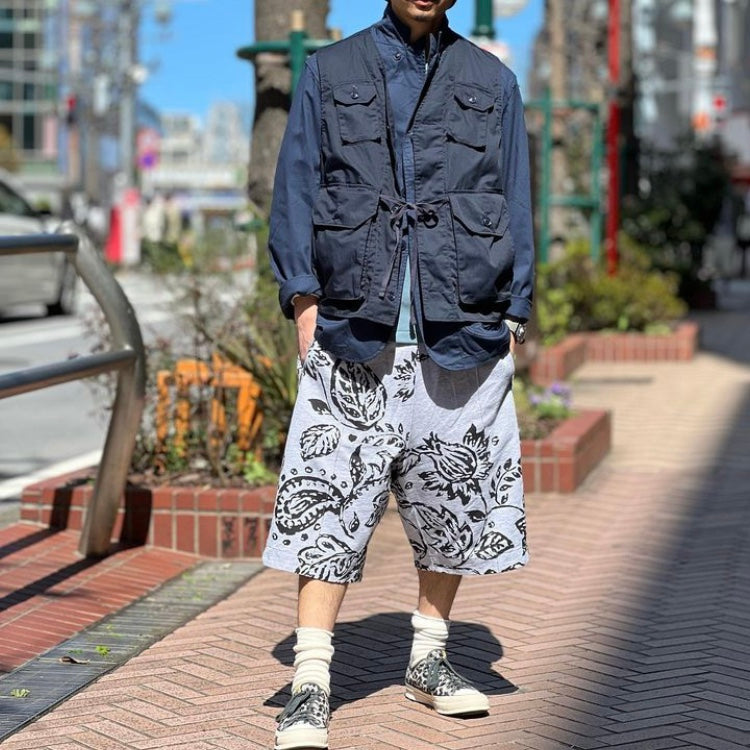 Engineered Garments - BB Short - Floral Printed French Terry