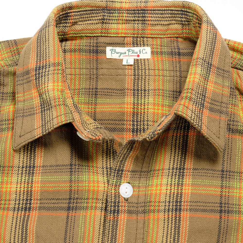 BURGUS PLUS - L/S Flannel Check Shirt -