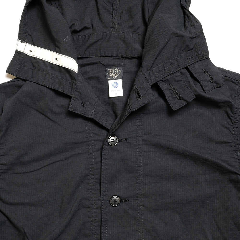 POST O'ALLS - #1114R NAVY Parka 3-R RS - poly feather ripstop