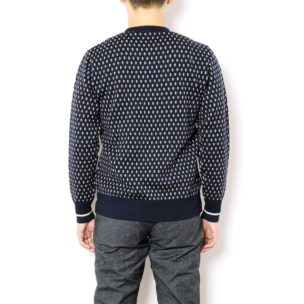 BURGUS PLUS - Jacquard Wool Sweater -