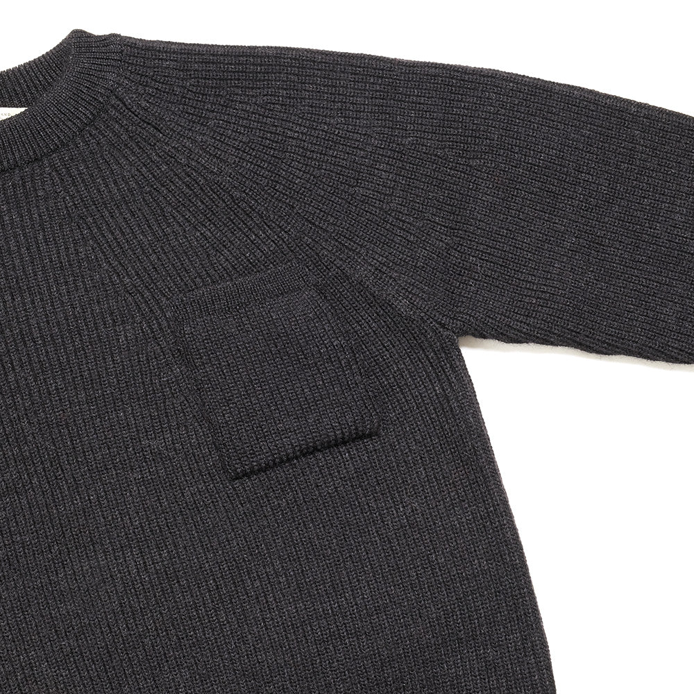 OLD JOE BRAND - ALPAKA CREW-NECK SWEATER - BLACK – Sun House