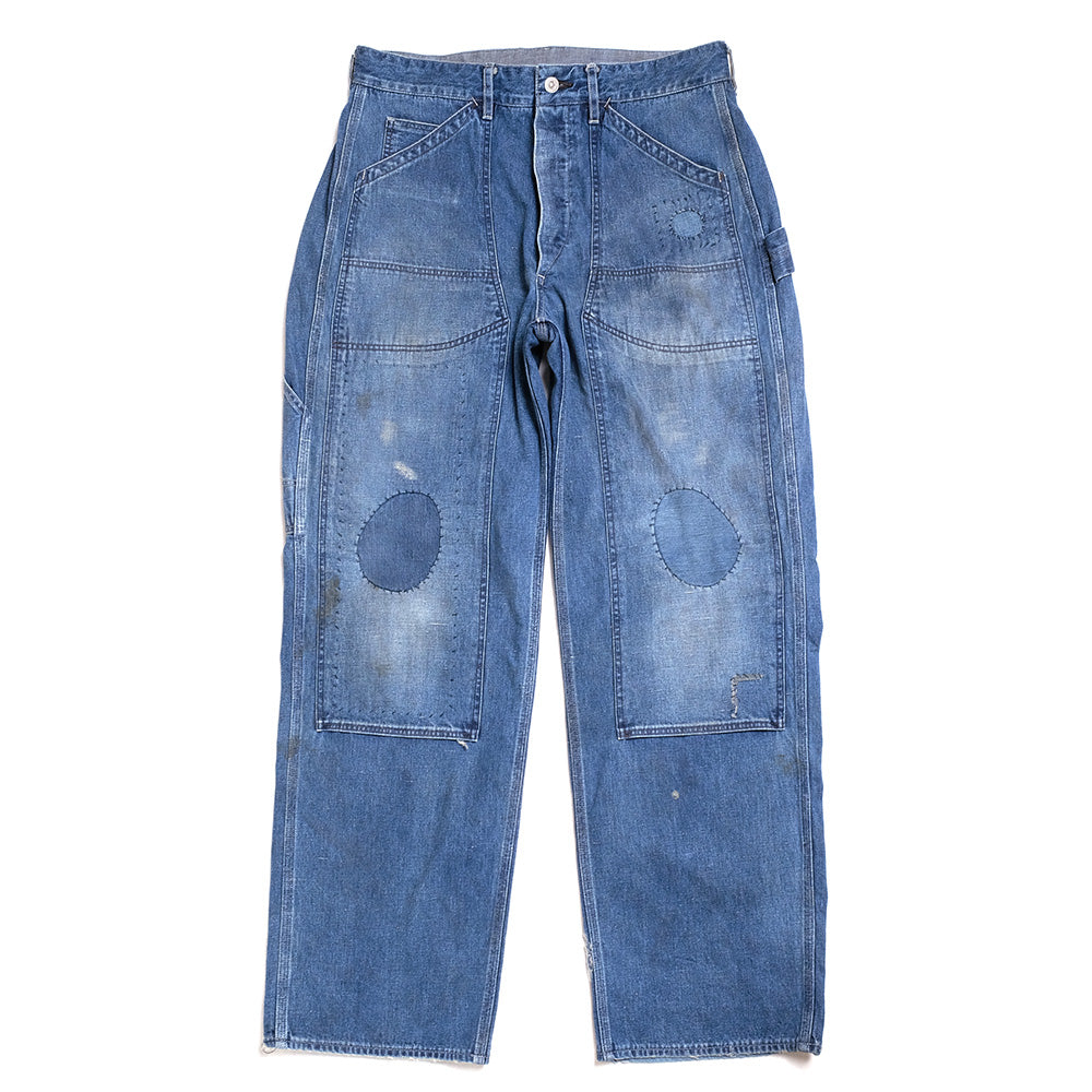 OLD JOE BRAND - DOUBLE CLOTH FRONT TROUSER - SCAR FACE