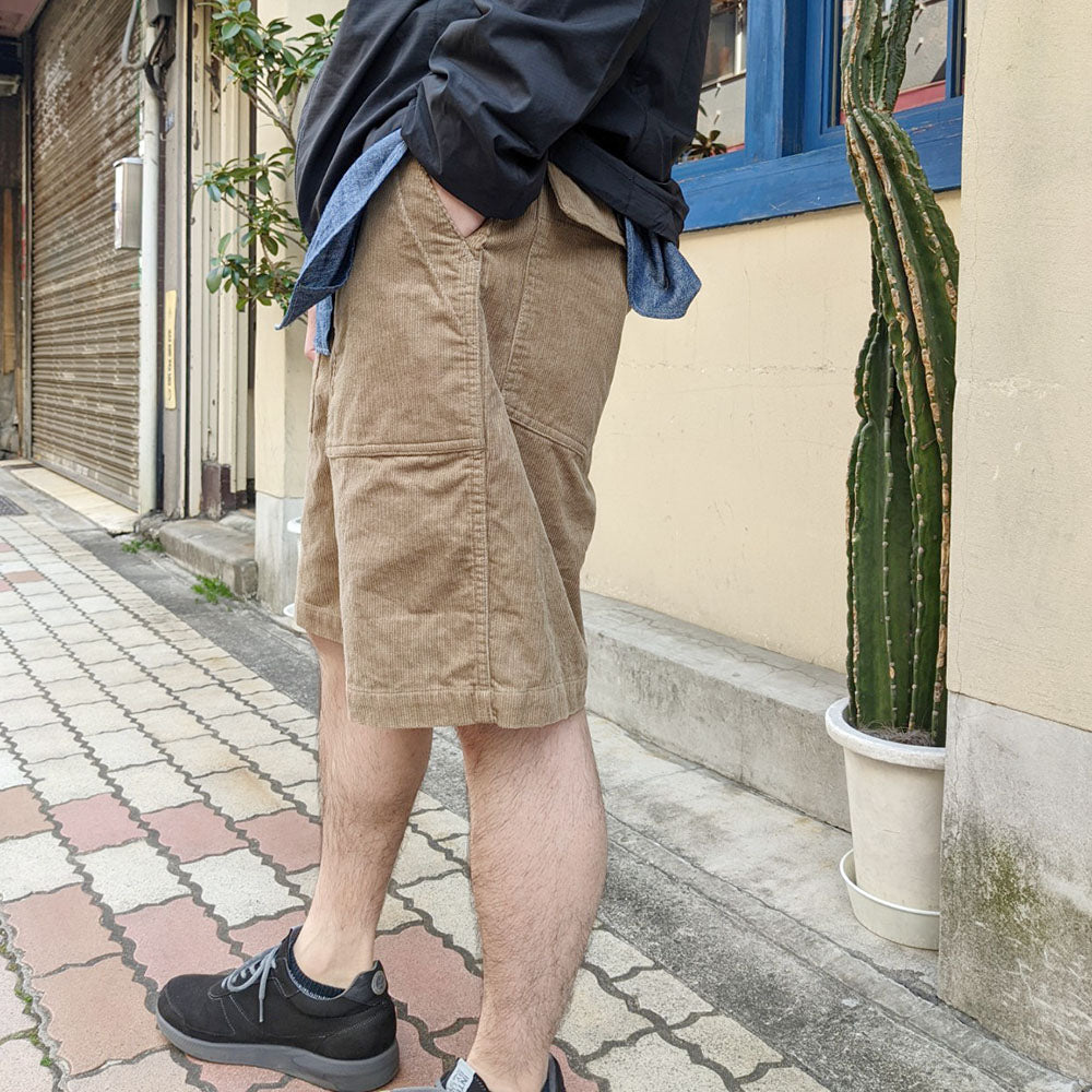 日本製 2ウェイ Fatigue Short-14W Corduroy 23ss S EG | maximise.mu