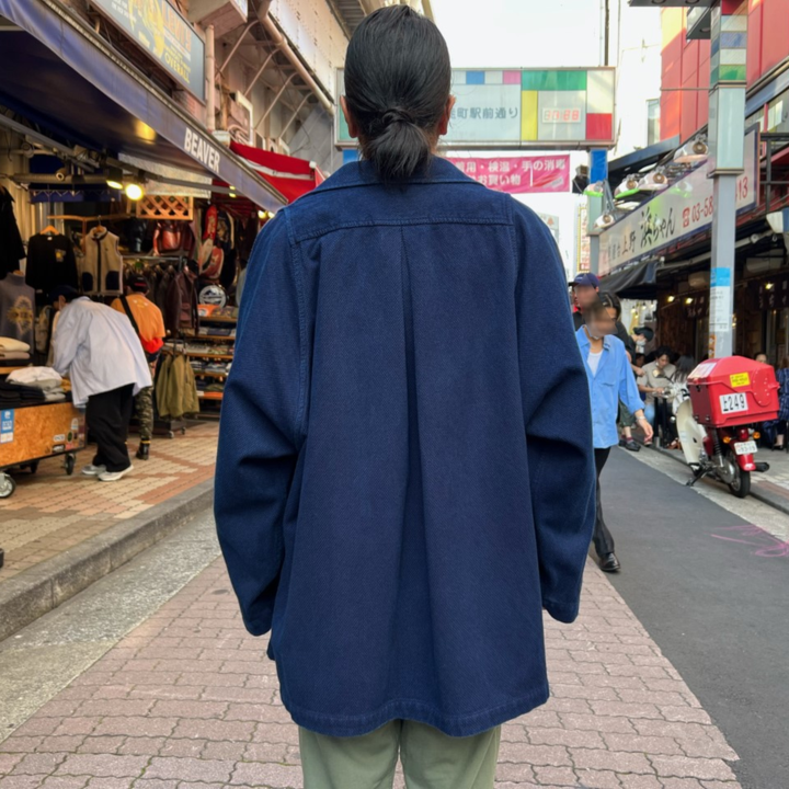 BLUE BLUE JAPAN - Indigo Hand Dyed "SASHIKO" Jacket