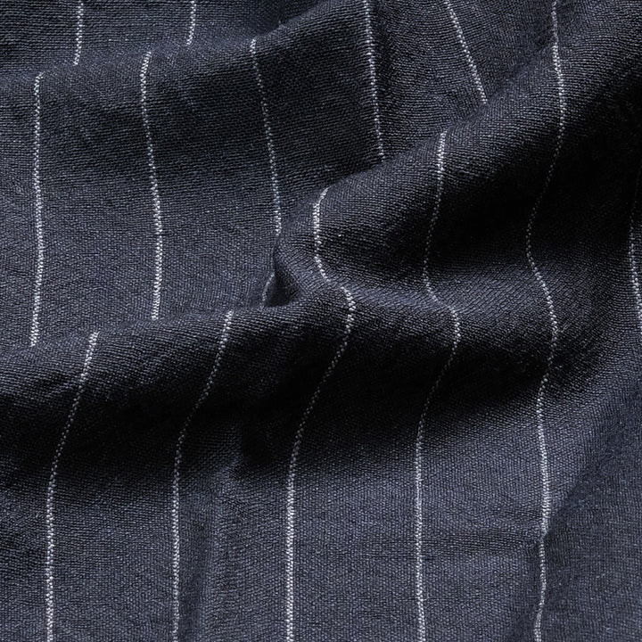 HAVERSACK -  Wool Linen Pinstripe Easy Pants