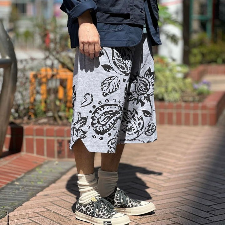 Engineered Garments - BB Short - Floral Printed French Terry - MP111