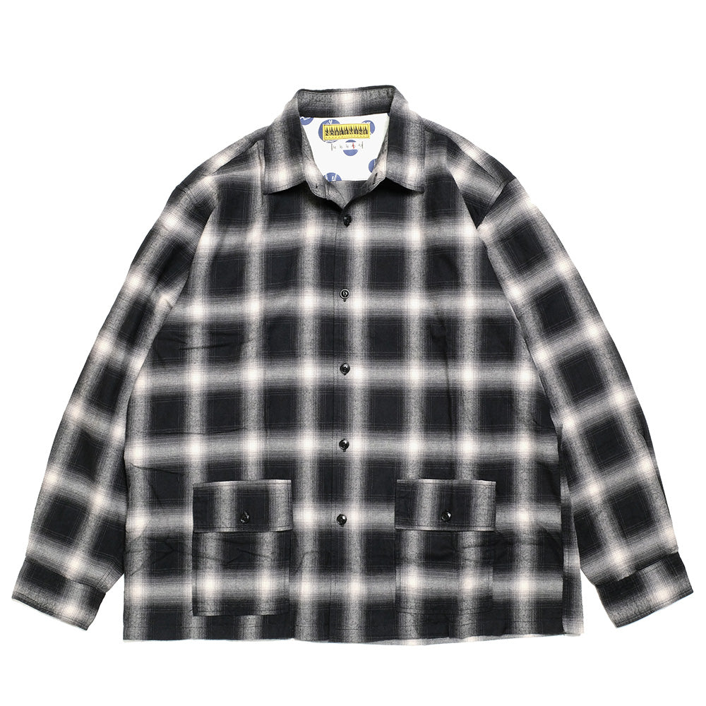 NOBLE MINE - Ombre Check Shirt