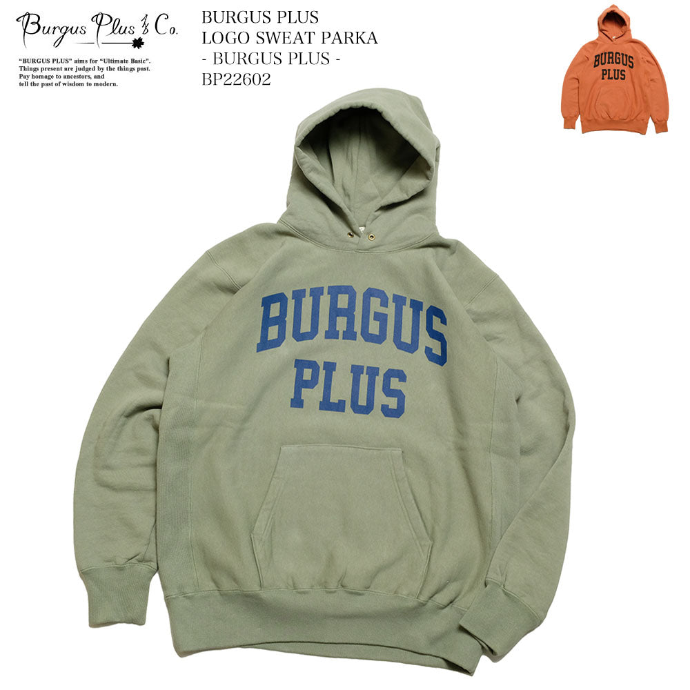BURGUS PLUS - LOGO SWEAT PARKA - BURGUS PLUS - BP22602